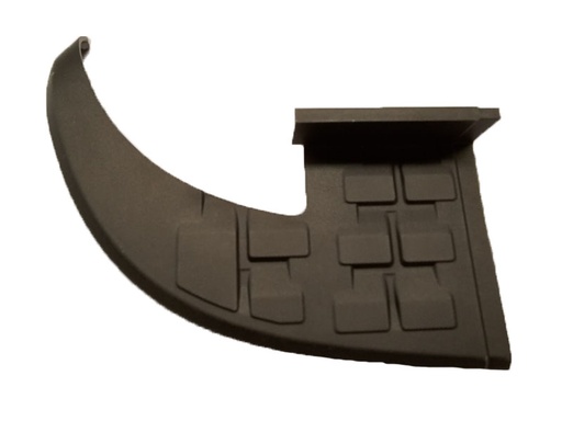 [CHS1016MODE] BANDA DEFENSA (MOLDURA/HULE) CHEVROLET S10 / PU 16-17 IZQ