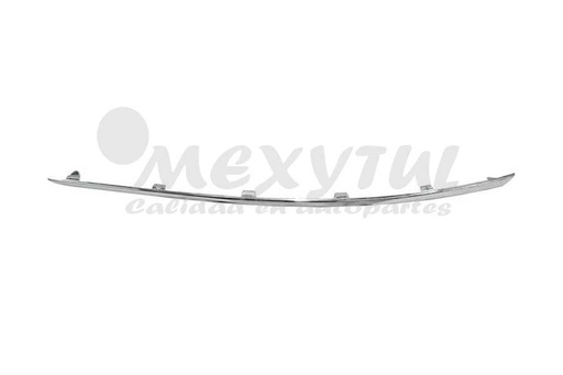 [MECLA08MFACRDR] BANDA DEFENSA (MOLDURA/HULE) MERCEDES BENZ CLASE C 08-11 CROM DEL DER (125381)