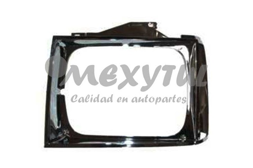 [CHS1082BISCRL] BISEL FARO CHEVROLET S10 / BLAZER / SONOMA 82-90 CROM IZQ (296) TW