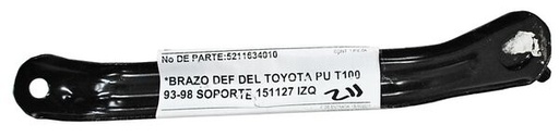 [BRTO-PU93-31] BRACK BRAZO DEFENSA TOYOTA PICK UP T100 1993 AL 1998 SOPORTE DEL DER