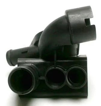 [022-121-117C] BRIDA TOMA DE AGUA SEAT ALHAMBRA DE 2003 AL 2008 2.80L V6 VOLKSWAGEN EUROVAN DE 2001 AL 2002 2.80L V6/ JETTA DE 1999 AL 2002 2.80L V6 2 SALIDAS 2 BULBOS COD. 022-121-117C (112138)