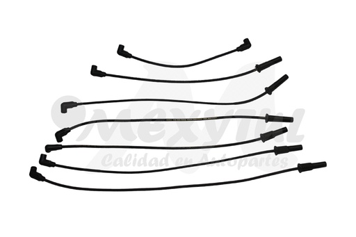 [UCAB168] CABLES PARA BUJIAS UNIVERSAL UNIVERSAL CHEV. V6 2.8 / 3.1 DE 1987 AL 1994 COD. 168 (134235) 