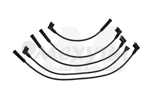 [NITSU92CABBUCACO] CABLES PARA BUJIAS NISSAN TSURU II DE 1992 AL 1994 CAPUCHON CORTO GARLO COD. JG-146 (134159) 