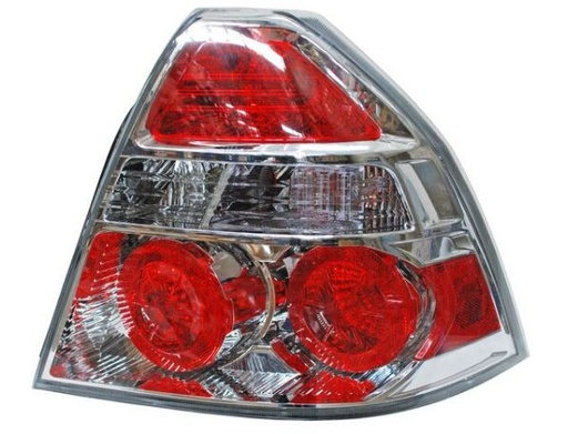 [CHAVE08CALHGR] CALAVERA CHEVROLET AVEO DE 2008 AL 2011/2018 CROM/ROJA C/ARNES DER (8852) HGO N4