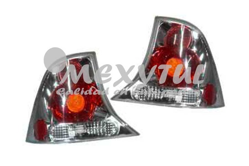 [CAFO-FO00-J12] CALAVERA FORD FOCUS 2000 AL 2005 CLARA TUNNING IZQ/DER JGO TYC *EX+