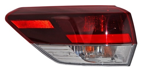 [11-6978-C0-1N] CALAVERA TOYOTA HIGHLANDER 2017 AL 2019 LEDS OSC EXT IZQ TYC