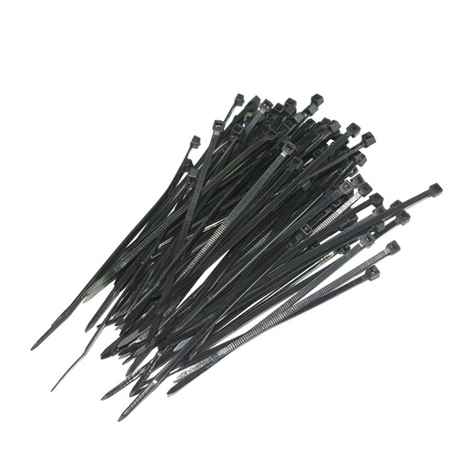 [14CINTAS088CH25] CINCHO DE PLçSTICO 150MM X 3.6MM NEG 25 PZAS
