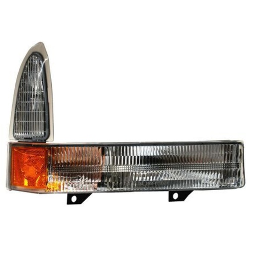 [12-5067-B1-1N] CUARTO ESQUINA (PUNTA) FRONT FORD SUPER DUTY DE 1999 AL 2004 / EXCURSION DE 2000 AL 2004 AMBAR / BCO DER TYC  (2834) TW