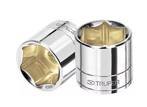 [TRDAD6PUCU3/8DE17] DADO 6 PUNTAS CUADRO 3/8" DE 17MM TRUPER COD.13681 D-5217-HM(129121)