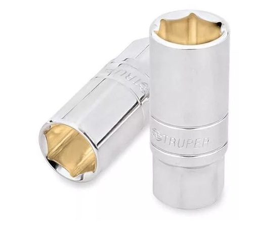 [TRDAD6PULA13/16BUCU1/2] DADO 6 PUNTAS LARGAS DE 13/16" P/BUJIA CUADRO 1/2" TRUPER COD.13366 D-5326-HPA(129052)