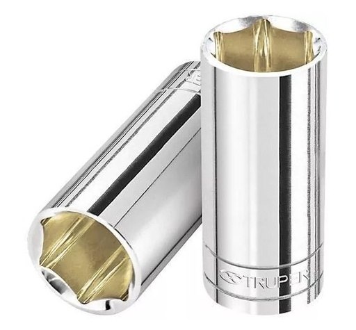 [TRDAD6PULACU1/4DE12] DADO 6 PUNTAS LARGO CUADRO 1/4" DE 12MM TRUPER COD.13206 D-4712-LM(126447)