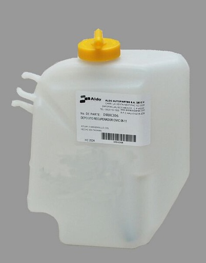 [DRHCI06] DEPOSITO ANTICONGELANTE (RECUPERADOR) HONDA CIVIC 06-11 TW