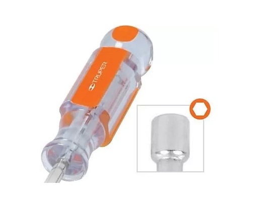 [DJ-1/2] DESARMADOR DE CAJA MANGO ACETATO 1/2" TRUPER COD. 14134 DJ-1/2(154848)