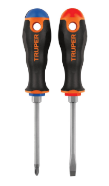 [7506240658818] DESARMADOR DUO 1/4X4 MANGO COMFORT GRIP COD. 19622