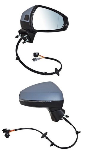 [ELAA315ER2] ESPEJO AUDI A3 15-20 ELECT P/PINT C/DIRECC C/DESEMP C/SENSOR PUNTO CIEGO AUTOABATIBLE DER TW