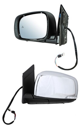 [09023-1U2] ESPEJO DODGE CARAVAN/ TOWN & COUNTRY 08-19 ELECT CROM C/DESEMP C/DIRECC C/SENSOR PUNTO CIEGO AUTOABATIBLE IZQ TW