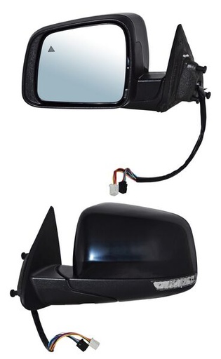 [ELDDU12EL3] ESPEJO DODGE DURANGO 12-19 ELECT P/PINT C/MEM C/DIRECC C/DESEMP C/SENSOR PUNTO CIEGO IZQ TW