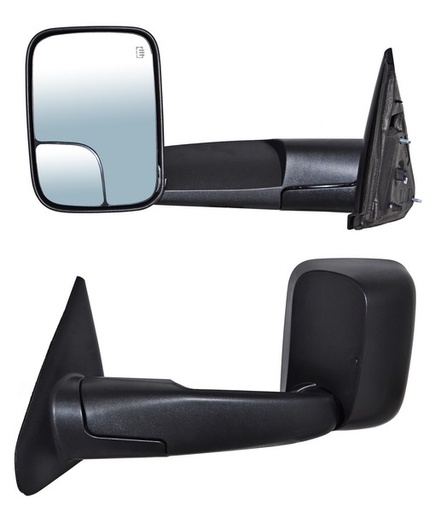 [ELDPU02EL2] ESPEJO DODGE PU 02-09 ELECT TEXT TELESCOPICO C/DESEMP IZQ TW