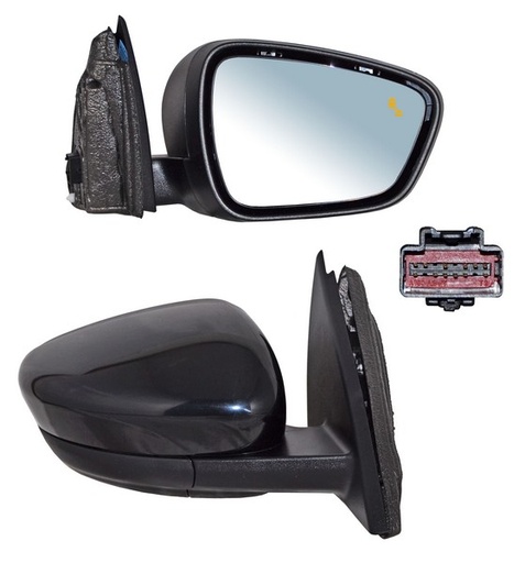[ELFEC20ER3] ESPEJO FORD ESCAPE 20-21 ELECT P/PINT C/SENSOR PUNTO CIEGO C/DESEMP C/MEM C/DIRECC DER TW
