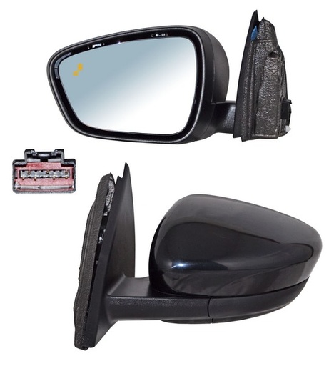 [ELFEC20EL1] ESPEJO FORD ESCAPE 20-21 ELECT P/PINT C/SENSOR PUNTO CIEGO C/DESEMP IZQ TW