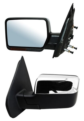 [ELFPU04EL2] ESPEJO FORD PU F150 04-08 ELECT C/DESEMP C/DIRECC CROM LARIAT/ HARLEY/ FX4/ KING RANCH/ BASE/ XL/ XLT/ STX IZQ TW
