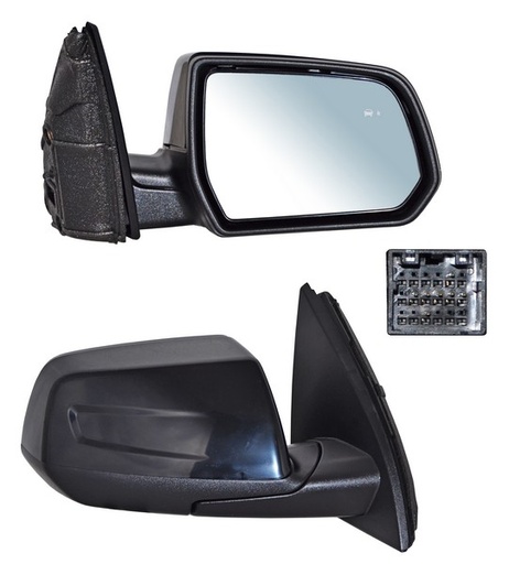 [ELCAC17ER1] ESPEJO GMC ACADIA/ DENALLI 17-20 ELECT P/PINT C/DESEMP C/SENSOR PUNTO CIEGO 7 PINES DER TW