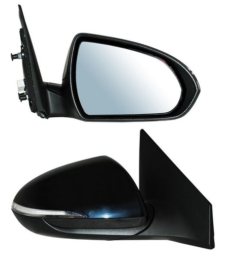 [ELHDEL17EDR] ESPEJO HYUNDAI ELANTRA 17-18 ELECT C/DIRECC C/SENSOR PUNTO CIEGO C/DESEMP DER TW