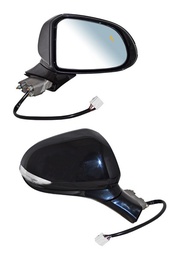 [ELHDSF19ER] ESPEJO HYUNDAI SANTA FE 19-20 ELECT P/PINT C/DIRECC C/SENSOR PUNTO CIEGO C/LUZ INF C/DESEMP IZQ
