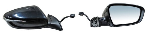 [ELKFO16ER1] ESPEJO KIA FORTE 16-18 / AMER 14-16 ELECT C/DESEMP C/DIRECC C/LUZ INF AUTOABATIBLE P/PINT EX/LX/SX DER TW
