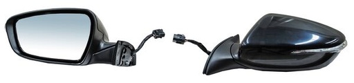 [KIFO16ESEPCLCDR] ESPEJO KIA FORTE DE 2016 AL 2018/ AMER DE 2014 AL 2016 EX/LX/SX ELECT P/PINT C/LUZ INF AUTOABATIBLE C/DIRECC C/DESEMP IZQ TW