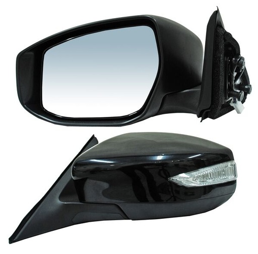 [NIALT13ESPEL] ESPEJO NISSAN ALTIMA 13-16 BASE/S/SL/SR/SV/SENSE/ADVANCE/EXCLUSIVE ELECT LISO C/DIRECC C/DESEMP IZQ (128554) TW