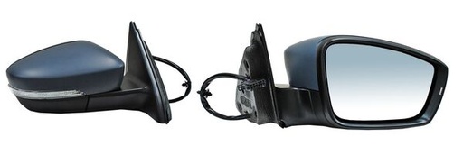 [VOJET11ESPPDER] ESPEJO VOLKSWAGEN JETTA BICENTENARIO DE 2011 AL 2018 GLI/LIVE/COMFORTLINE/HIGHLINE/TRENDLINE/SPORTLINE ELECT LISO C/DESEMP C/DIRECC 6 PIN DER (120519) TW