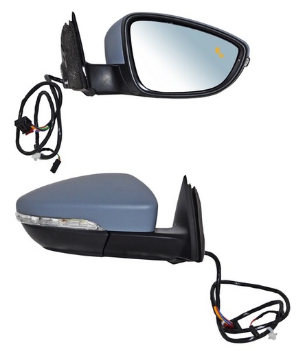 [ELVPA16ER1] ESPEJO VOLKSWAGEN PASSAT 16-18 ELECT P/PINT C/DIRECC C/DESEMP AUTOABATIBLE C/MEM C/SENSOR PUNTO CIEGO DER TW