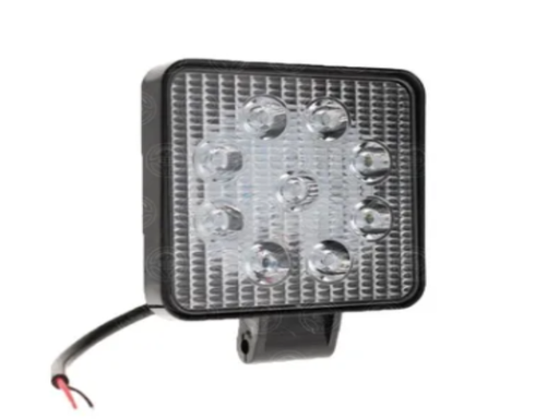 [FARCU9LEGR] FARO 9 LEDS BCO CUAD C/ESTROBO 1 PZA COD. FEC1001900