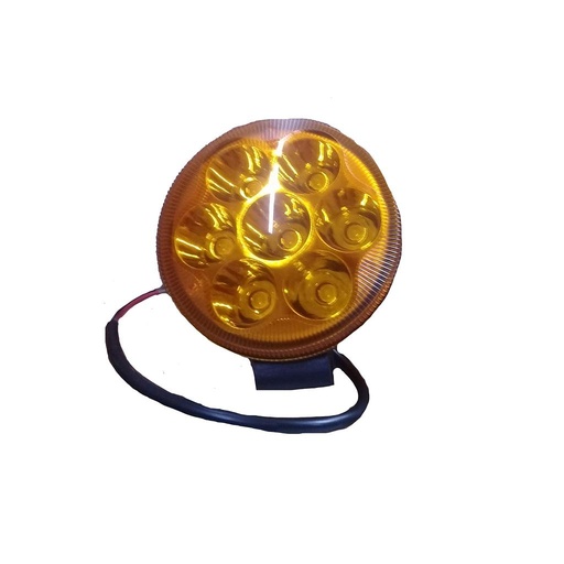 [FEC6003600] FARO AUX (NIEBLA) 7 LEDS AMBAR REDONDO 21W 1 PZA COD. FEC6003600
