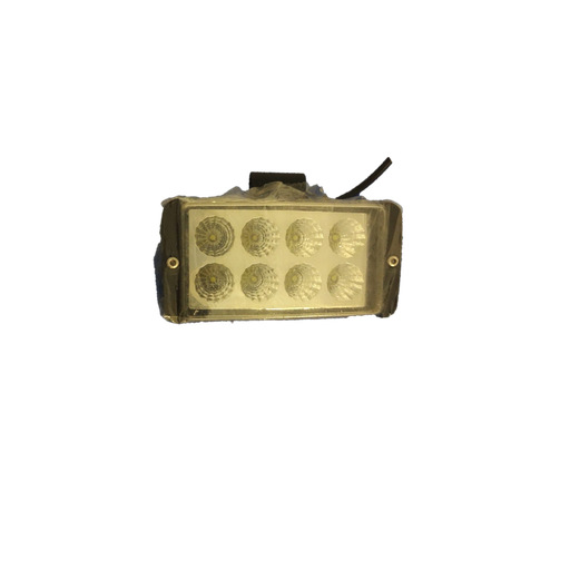 [FARARECLE] FARO AUX (NIEBLA) 8 LEDS BCO RECTANGULAR GRUESO C/LUZ FIJA 1 PZA