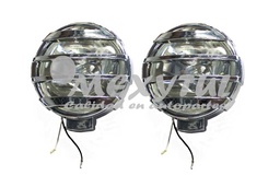 [120874] FARO AUX (NIEBLA) BCO REDONDO GDE CROM P/FOCO H3 C/REJILLA JGO