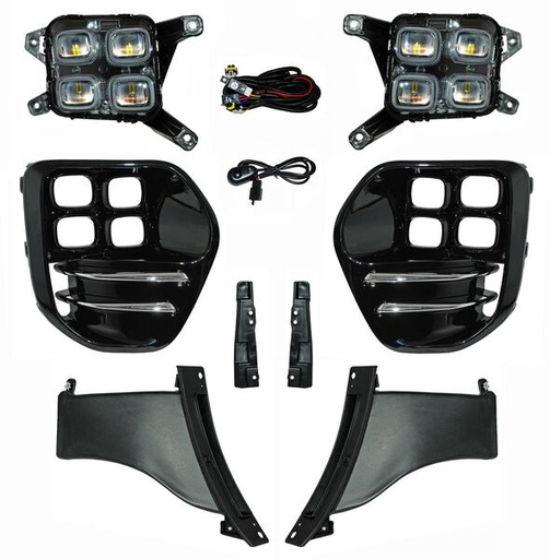 [KA166-LED] FARO AUX (NIEBLA) KIA SPORTAGE 17-18 SXL LEDS C/REJILLA JGO TYC TW