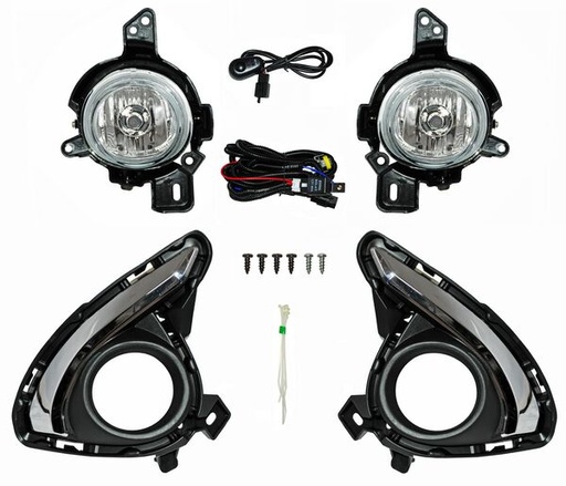 [MA216FAACPFICR] FARO AUX (NIEBLA) MAZDA 2 16-18 C/REJILLA F/CROM JGO TW