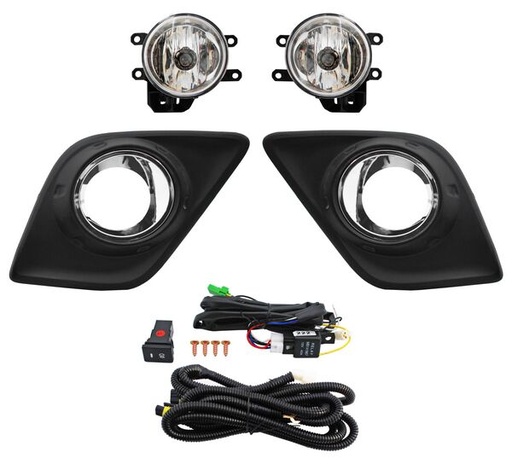 [TOHIL16FAAPFOCJ] FARO AUX (NIEBLA) TOYOTA HILUX 16-20 C/REJILLA F/CROM INT JGO TW