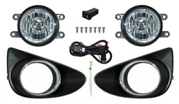 [TY496] FARO AUX (NIEBLA) TOYOTA YARIS 12-14 5 PTAS C/REJILLA F/CROM JGO 2 PZAS
