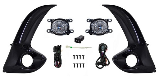 [TY2706-LED] FARO AUX (NIEBLA) TOYOTA YARIS 21 LEDS C/REJILLA JGO TW