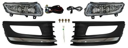 [VW844] FARO AUX (NIEBLA) VOLKSWAGEN VENTO 16-20 LINEA ANT C/REJILLA C/MOLD CROM JGO 2 PZAS TYC
