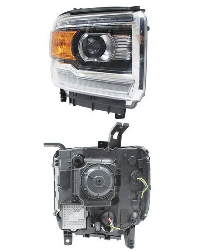 [20-9567-C0-1A] FARO CHEVROLET GMC SIERRA 2014 AL 2015 C/LUZ DE DIA DER TYC