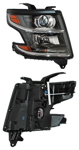 [20-9645-F0-1A] FARO CHEVROLET TAHOE 2018 AL 2020 C/MOLD NEG SUP DER TYC