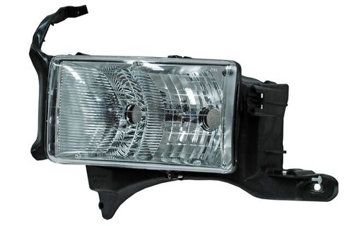 [20-6070-Z1-1A] FARO DODGE PICK UP RAM 2000 AL 2002 LISO C/BASE IZQ TYC PU 