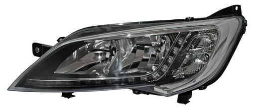 [20-F672-06-2B] FARO FIAT DUCATO/ MANAGER 2015 AL 2018 MAN C/LUZ DE DIA FONDO CROM C/MOTOR IZQ TYC