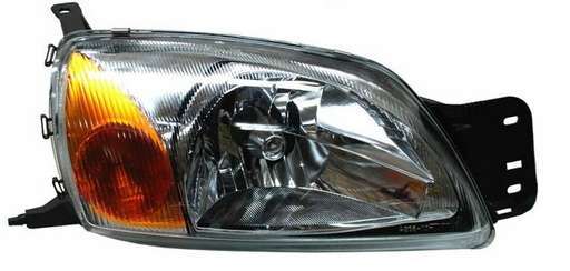 [FAFO-F100-CS1] FARO FORD FIESTA 2000 AL 2002 / IKON 2001 AL 2007 / COURIER 2001 AL 2012 C/BASE ESQ AMBAR DER TYC