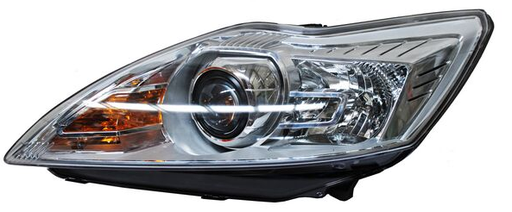 [20-B942-05-2B] FARO FORD FOCUS 2009 AL 2011 FONDO CROM C/LUPA IZQ TYC