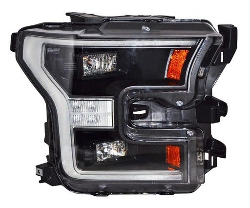 [20-9675-E6-1N] FARO FORD PICK UP 2015 AL 2017 LOBO FONDO NEG LEDS DER TYC PU